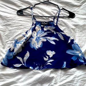 Two-piece floral maxi dress